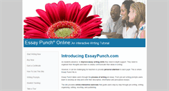 Desktop Screenshot of essaypunch.com