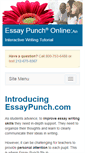 Mobile Screenshot of essaypunch.com